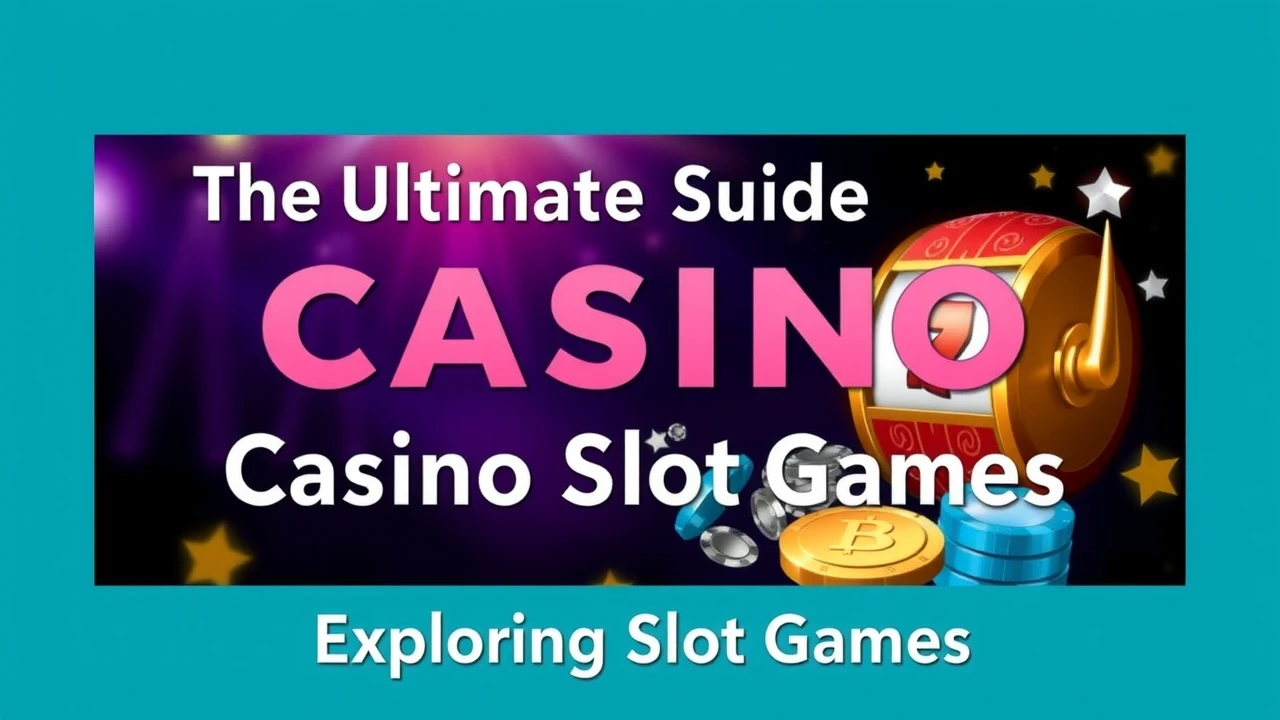 The Ultimate Guide to Choosing the Best Online Casino Slot Game